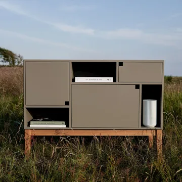 Citti 6x3 kaappi - Mole grey-runko tammea mattalakattu - Zweed