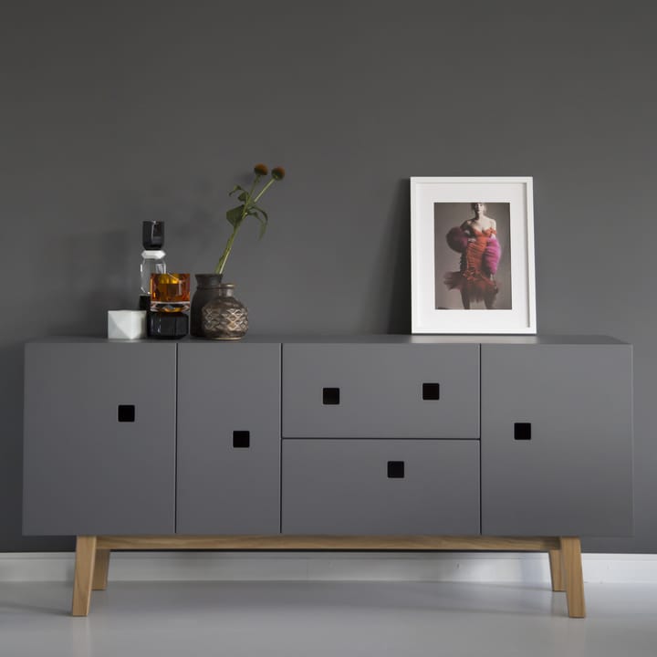 Peep M2 -mediataso, Slate grey, retro, tammirunko Zweed