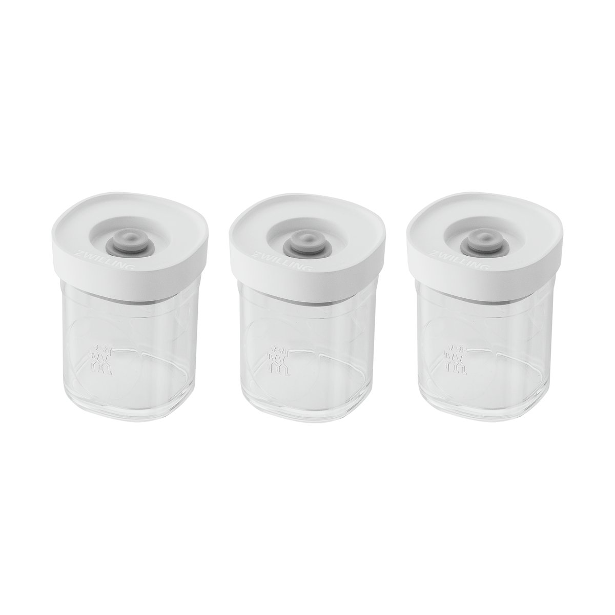 Zwilling CUBE-maustesetti XS3 3-osainen | Skandinaavinen Sisustus | Säilytyspurkit | Läpinäkyvä