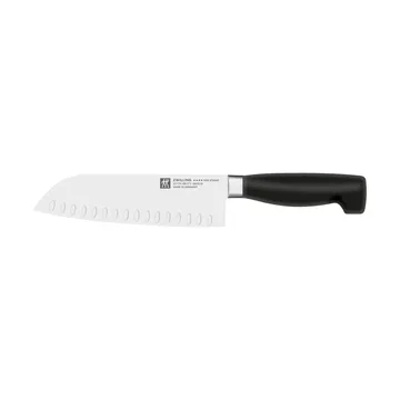 Zwilling Four star santokuveitsi  18 cm - Musta-ruostumaton teräs - Zwilling