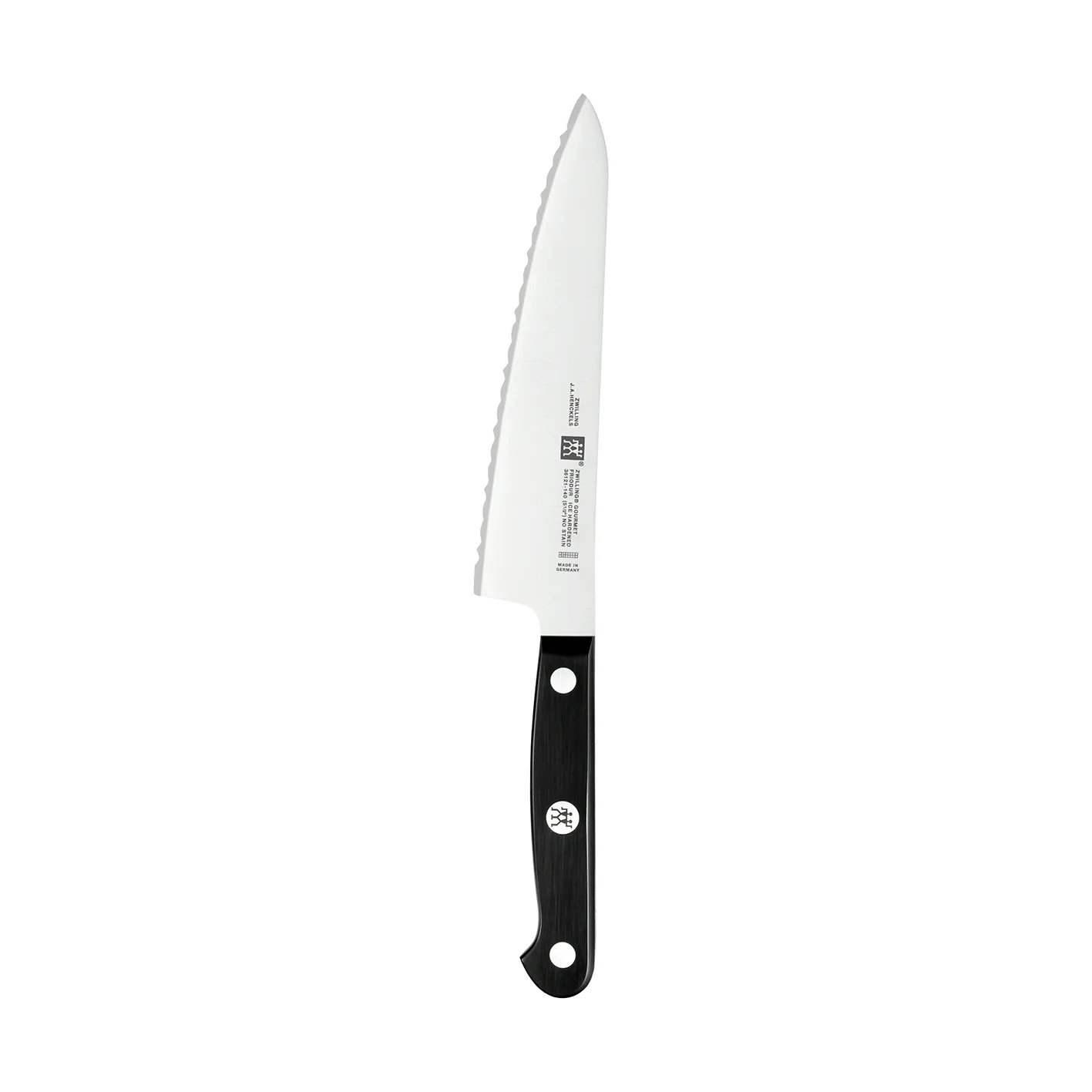 Zwilling Gourmet -sahalaitainen kokkiveitsi kompakti, 14 cm Zwilling