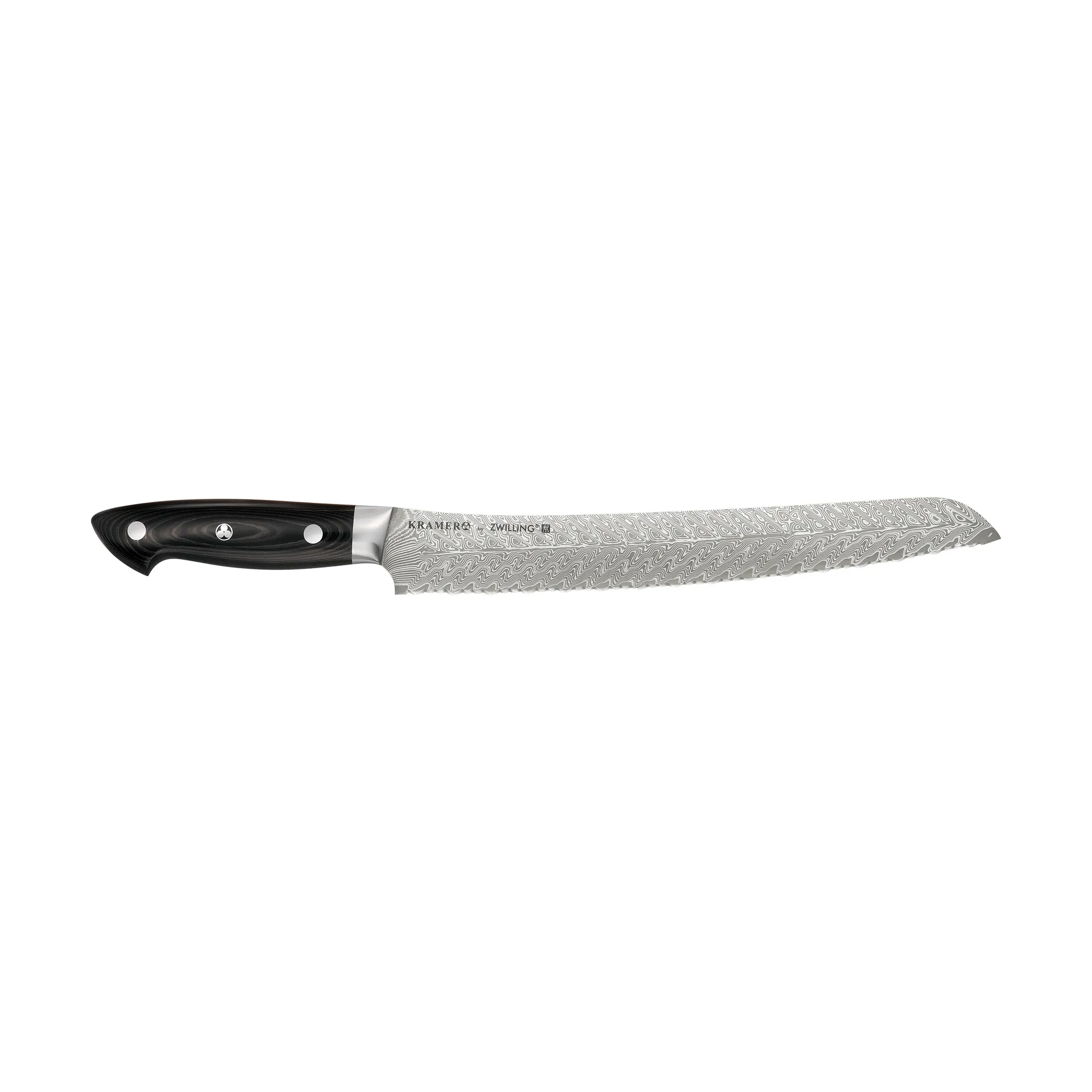 Zwilling Kramer euro stainless leipäveitsi 26 cm, Damaskos-musta Zwilling