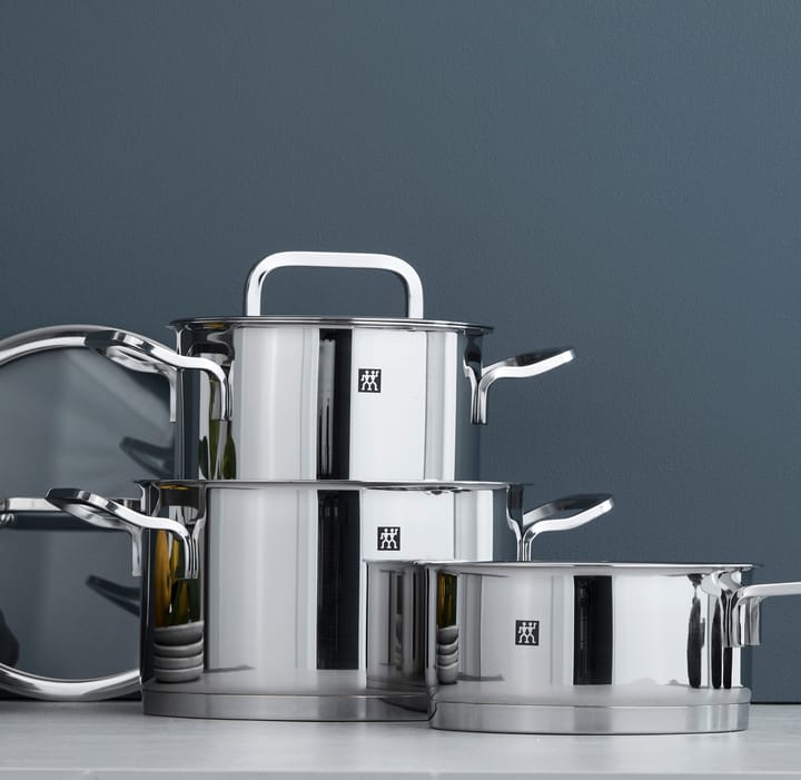 Zwilling Moment S -patasetti, 3 osaa, Ruostumaton teräs-musta Zwilling
