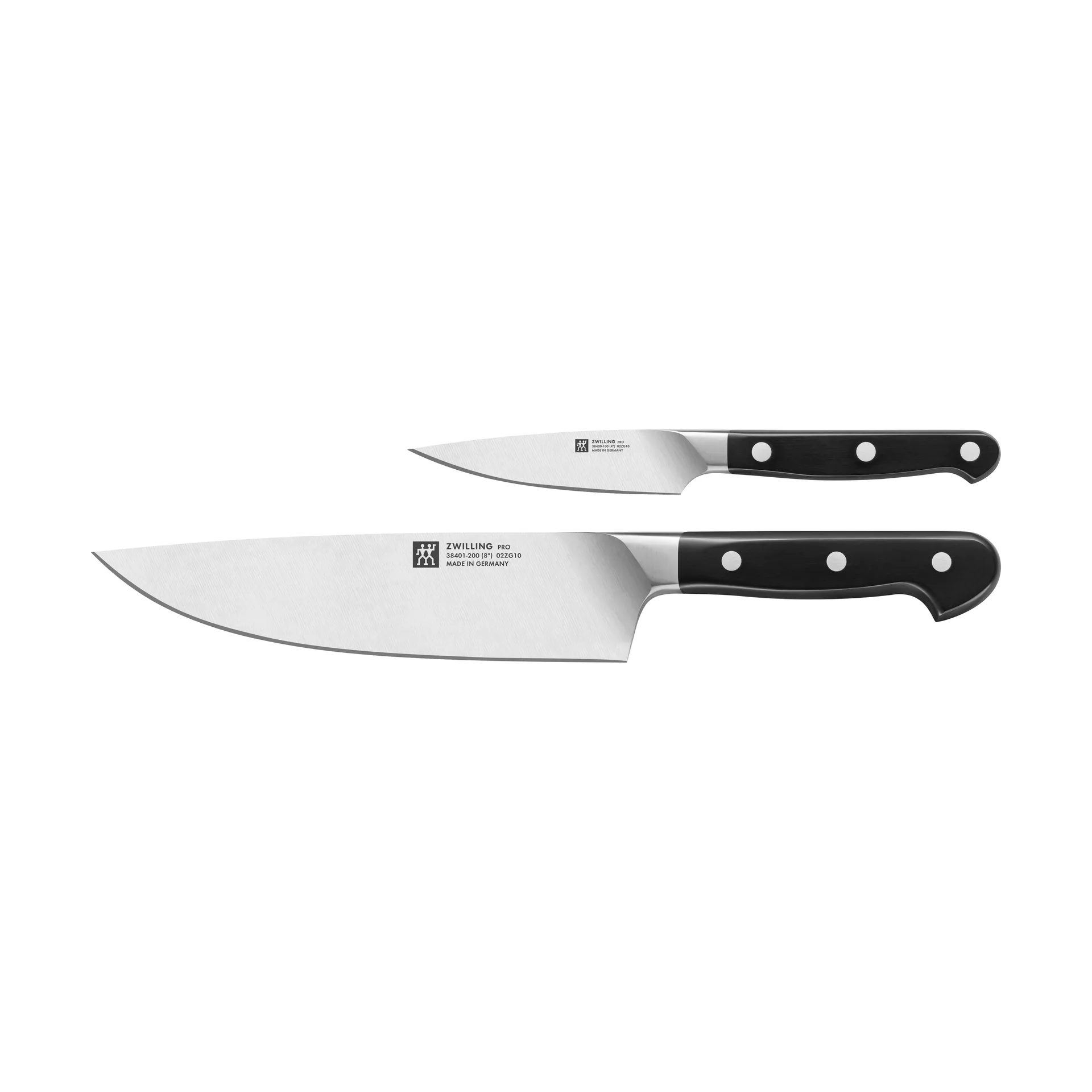 Zwilling Pro veitsisetti 2 osaa, Musta-ruostumaton teräs Zwilling
