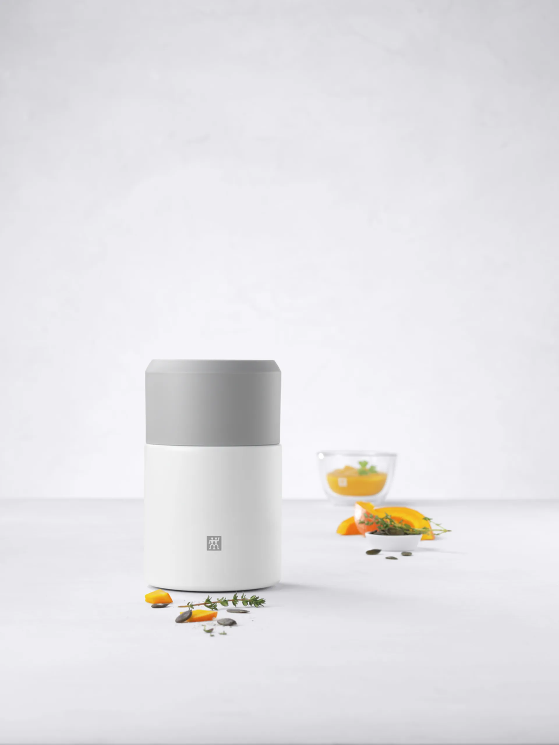 Zwilling Thermo -ruokarasia 0,7 L, Hopea-valkoinen Zwilling