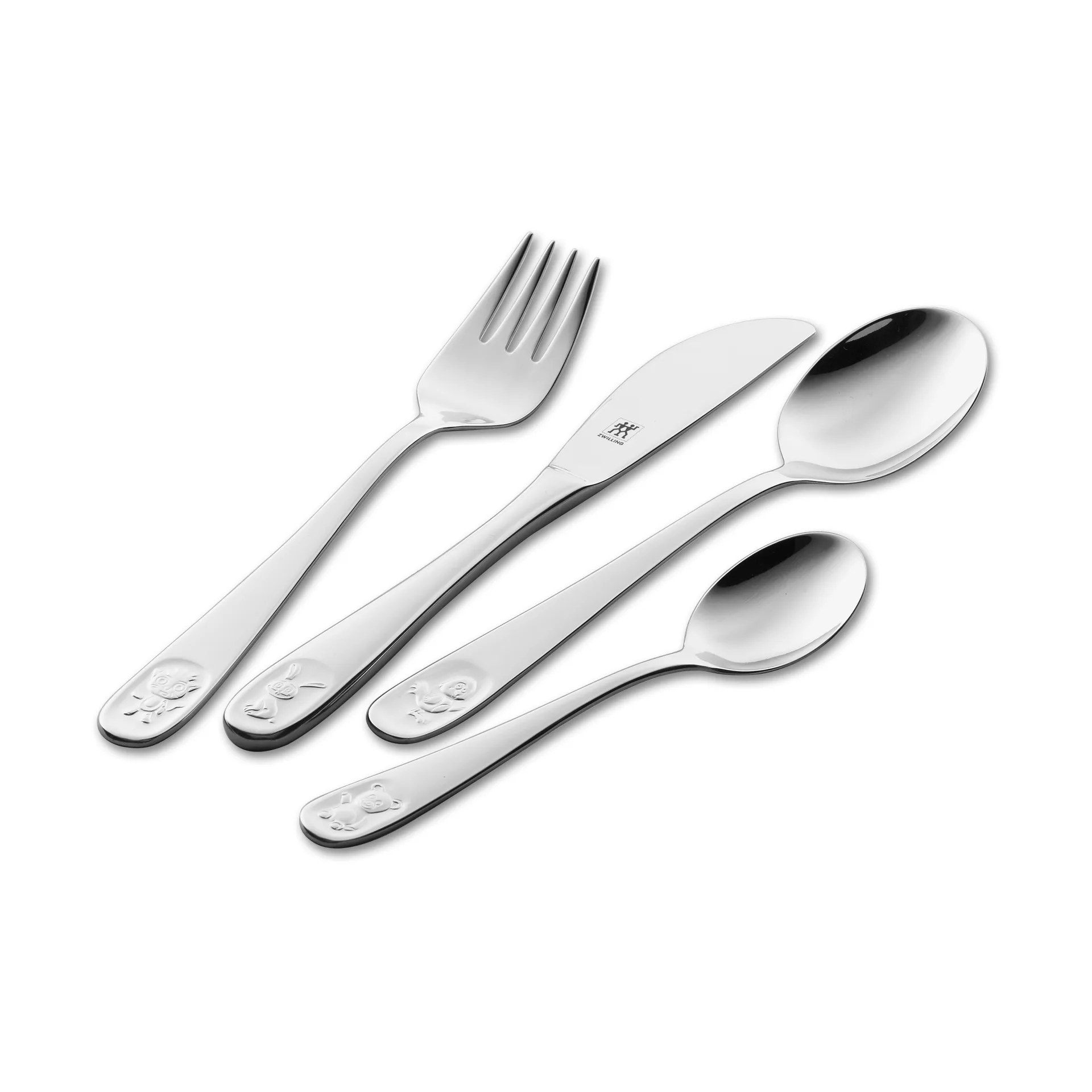 Zwilling Twin kids BINO lasten aterinsetti 4 osaa, Ruostumaton teräs Zwilling