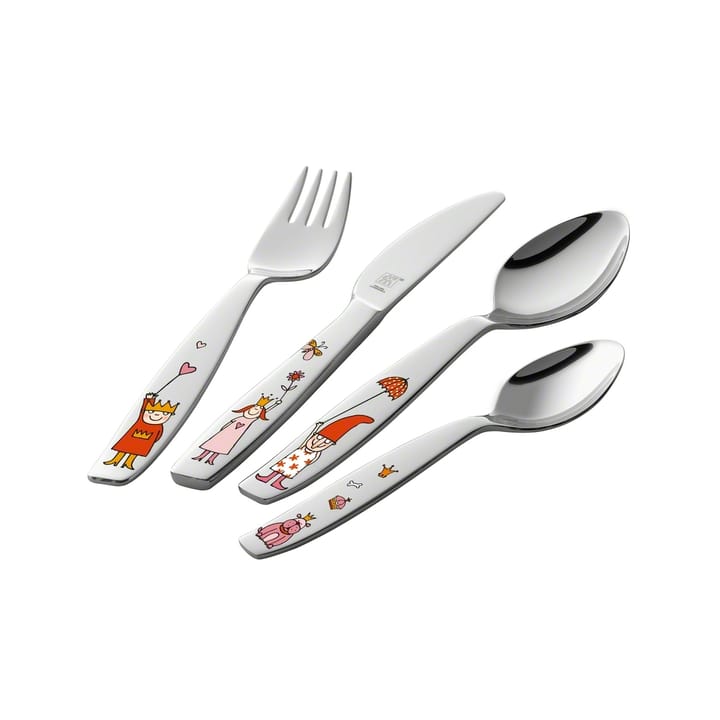 Zwilling Twin Kids Prinsessa lasten aterimet, 4 osaa, 4 osaa Zwilling