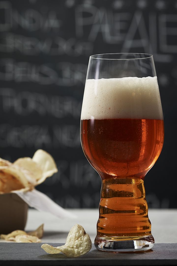 Miten valita oikeanlainen olutlasi. Tässä näet merkin Spiegelau IPA-lasin. 