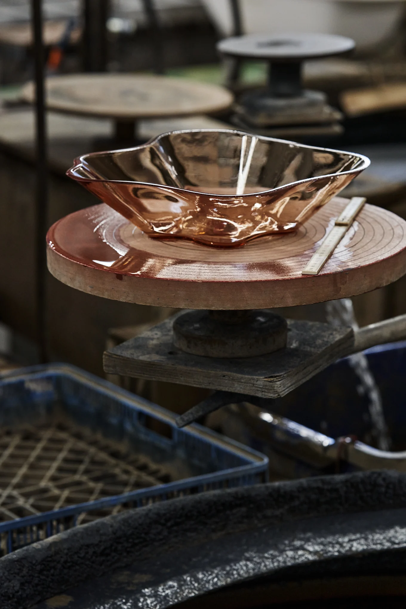 Iittalan Alvar Aalto -maljakko, väri pellava.